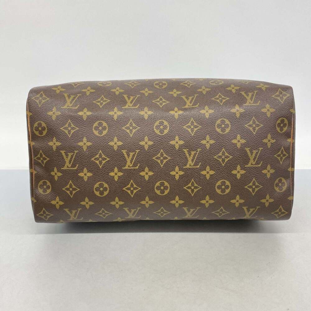 LOUIS VUITTON Brown Monogram Speedy 35 Bag - Picture 3 of 13